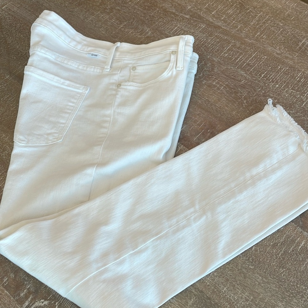 Mother the Dazzler cropped jeans size 28